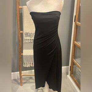bebe Black Strapless Dress
